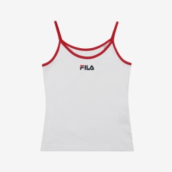 Fila Linear Sleeve Top - Naisten Rintaliivit - Valkoinen | FI-31001